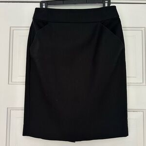 J. Crew Black Pencil Skirt